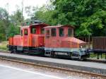 Train  Vapeur Valle de Joux - Rangierloks Tm 2/2  102 + Tem 2/2 288 ( ex SBB ) Abgestellt im Bahnhof von Le Pont am 03.09.2006