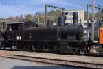 DBB, Dampfbahn Bern: Ed 4/5 8 (SLM, No. 2427, Winterthur 1914, ex EB), Lyss, 15. Oktober 2026.