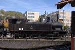 DBB, Dampfbahn Bern: Ed 4/5 8 (SLM, No. 2427, Winterthur 1914, ex EB), Lyss, 15. Oktober 2026.