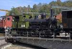 DBB, Dampfbahn Bern: Ed 3/3 3 (SLM, No. 1332, Winterthur 1901, ex GTB), Lyss, 15. Oktober 2026.