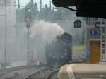 DBB - Nachschuss von der Dampflok Ed 3/4 51 im Bahnhofsareal von Solothurn am 07.06.2009