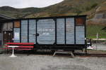 Original Viatnamesischer Güterwagen aus DA LAT bei der Station Realp DFB 16.09.18 