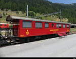 DFB - Personenwagen AB 4421 im DFB Bahnhof von Oberwald am 23.07.2023