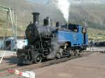 Dampfbahn Furka Bergstrecke, DFB Lok No.1 HG 3/4 in Realp