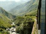 Ein Blick zurck in das leicht  verqualmte  Hochtal.14.07.05