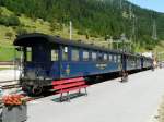 DFB - Dampfzug im Bahnhof in Oberwald am 17.08.2013