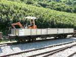 DFB - Gterwagen Eak  4711 abgestellt in Gletsch am 17.08.2013