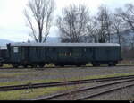 SBB / DSF - SBB Gepäckwagen D  50 85 92-33 116-1 abgestellt in Rekingen am 12.02.2023