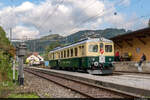  La Dame du Lémon  STB CFe 2/4 101 auf Einweihungsgönnerfahrt und konnte hier beim Fotohalt in Bäretswil aufgenommen werden