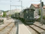 Da an diesem Tag bei der Lok Ed 3/3  Bauma  Nr.401 Probleme mit dem Kesseldruck auftraten, mussste kurzfristig die Oldtimer E-Lok Be4/4 ex.BT-15(SLM 1931)anstelle der Dampflok einspringen.Hinwil