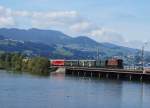 Lokremise Sulgen: Be 4/4 14 ex BT mit Sonderzug unterwegs bei Rapperswil am 21.