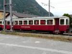 FM - Steuerwagen Bt 29 ( ex SZB Bt 55 /rbs Bt 215 ) Abgstellt in Castione am 21.09.2008