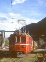 FM Dienstzug fr GRAUBNDEN TOURS 3201 Grono Depot - Castione-Arbedo vom 29.08.1997 in Castione-Arbedo mit BDe 4/4 491 - B 2094 - B 21 - B 2060.