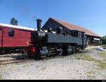 La Traction - Dampflok C.P  E 164 im Freigelände von La Traction in Pre Petitjean am 24.06.2023