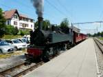 La Traction - Dampflok C.P E164 im Bahnhof von Pre-Petitjean am 21.07.2013