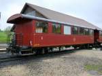 La Traction - Personenwagen BC 775 (ex BOB) im Areal von La Traction in Pre Petit-Jean am 16.05.2014