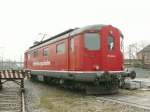 Stiftung  Locorama  Auf dem Freigelnde des ehem.Depot Romanshorn steht die Re 416 627-8 der MThB.Diese Lok hatte ich im Mrz 2001 auch schon mal in Chur fotografiert!Romanshorn 04.04.09