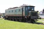 Die desolate SBB Lokomotive Ae 4/7 10908(BBC/SLM)am 16.06.13 im Locorama Romanshorn.