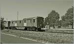 Das Bild könnte gut sechzig Jahre alt sein: Im Sommer 1963 wartet der SBB Dm 2/4 1692 mit einem kurzen Güterzug von Etzwilen nach Singen in Ramsen auf den Gegenzug, wohl eine Bm 4/4 mit