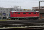 ex SBB - Heute ?? - Re 4/4  10016 abgestellt auf dem Areal vom Verein Pacific 01 202 in Lyss ** Bild vom 27.12.2025