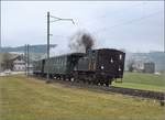 Winterdampf des Vereins Historische Emmentalbahn.