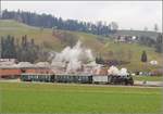 Winterdampf des Vereins Historische Emmentalbahn.