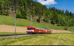 VPM RBDe 566 I 222 / Schafhausen im Emmental, 18. Mai 2025<br>150 Jahre Emmentalbahn