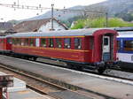 OeBB - Salonwagen As 413 im Bahnhof von Balsthal am 13.04.2017