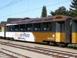Goldenpass MOB - Personenwagen 1 Kl. As 116 im Bahnhof von Schönried am 26.08.2017