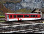 zb - Personenwagen  2 Kl. B 584 abgestellt in Meiringen am 24.10.2020
