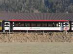 zb - 2 Kl. Personenwagen B 316 im Werksttteareal von Meiringen am 17.02.2008