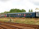 Zusehen ist einer der wenigen Graffiti-freien schweizerischen Reisezugwagen. Er war mit einigen anderen Wagen im SFW Delitzsch abgestellt. Fotogarfiert am 30.08.08.