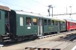 Leichtstahl AB4 von 1954 des Eisenbahnclub Schaan-Vaduz Liechtenstein, auf der Fahrt zum Dampflok-Treffen in Koblenz am 23.