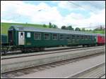 CLUP Bm 22-70  - (Ex SBB) Liegewagen  Bcm 56 85 50-70 204-3 in einem Extrazug aus Schaffhausen im Bahnhof Sumiswald-Grnen am 09.06.2012