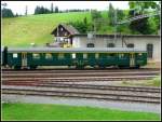 Mikado - Personenwagen 1 Kl.  A 4 im Bahnhof Sumiswald-Grnen am 09.06.20102