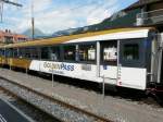 zb - Personenwagen mit Gepckabteil  2 Kl. BD 354-4 in Meiringen am 11.09.2012