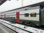 SBB - Personenwagen 2 Kl.  B 94 85 45-11 101-5 in Genf am 14.02.2013