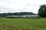 Der Mirage Pendel mit ABt 202 des VPM am 7.7.24 unterwegs nach Langemthal zwischen Gutenburg und Lotzwil.