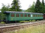 Train � Vapeur Vall�e de Joux - Personenwagen B 7373 ( ex BLS ) Abgestellt im Bahnhof von Le Pont am 03.09.2006
