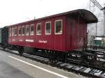 Z�rcher Museumsbahn - Fahrt zum Osterhasen mit dem  Spiisw�geli  Speisewagen WR 251 im Extrazug im Bahnhof Sihlwald am 31.03.2013