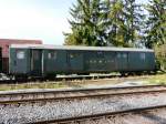 SBB - Gepäckwagen D 50 85 92-33 116-1 abgestellt in Sigershausen am 22.10.2013