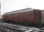 Postwagen der William Cook Rail in Samstagern  aufgenommen am 25.11.2010