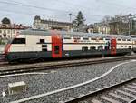 IC 2000 Steuerwagen Bt 50 85 26-94 931-0 am 30.1.2020 beim Bahnhof Bern alleine abgestellt.