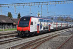 IC 2000 Steuerwagen Bt 50 85 26-94 919-5 durchfährt den Bahnhof Rupperswil. Die Aufnahme stammt vom 28.03.2022.