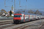 IC 2000 Steuerwagen Bt 50 85 26-94 934-4 durchfährt den Bahnhof Rupperswil.