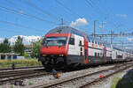 IC 2000 Steuerwagen Bt 50 85 26-94 903-9 durchfährt den Bahnhof Pratteln. Die Aufnahme stammt vom 05.07.2022.