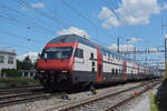 IC 2000 Steuerwagen Bt 50 85 26-94 925-2 durchfährt den Bahnhof Pratteln. Die Aufnahme stammt vom 05.07.2022.