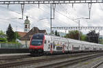 IC 2000 Steuerwagen Bt 50 85 26-94 905-4 durchfährt am 12.05.2023 den Bahnhof Rupperswil.