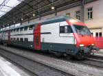 SBB - Steuerwagen Bt50 85 26-94 909-6 im Bahnhof von Olten am 07.02.2009