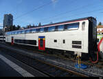 SBB - Doppelstock Personenwagen 1 Kl. A 5085 16-94 072-5 abgestellt im Bhf Bern am 30.12.2021